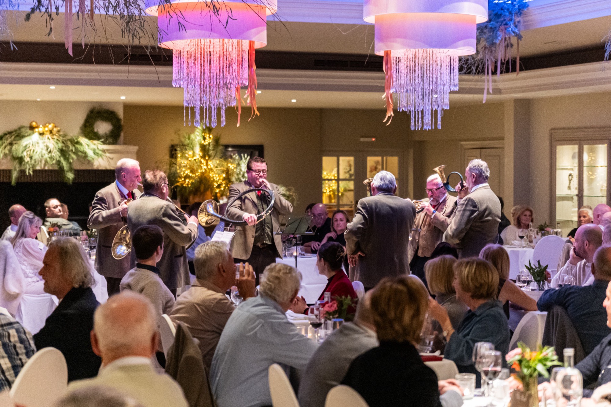 Winteravond met live muziek in de feestzaal